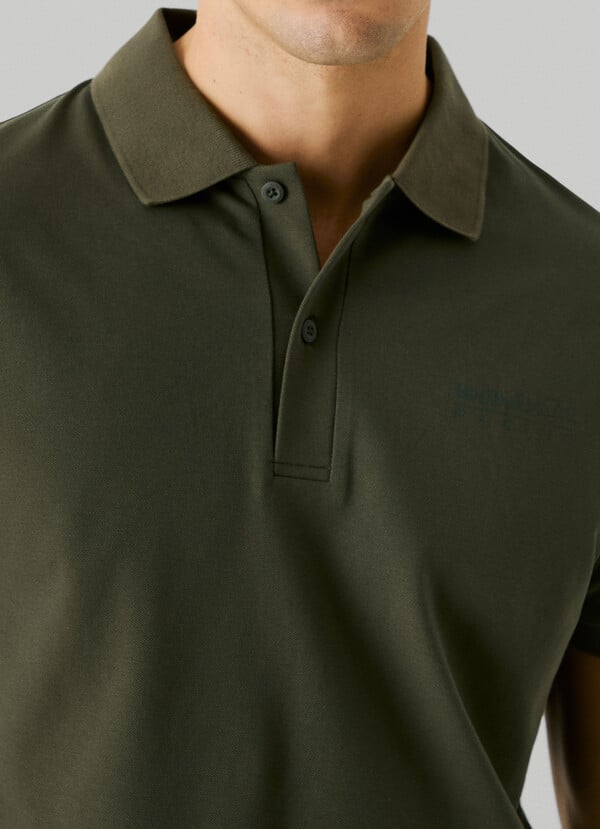 BACK PRINT PIQU&Eacute; POLO