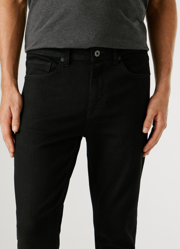 SKINNY FIT MID-RISE JEANS - FINSBURY