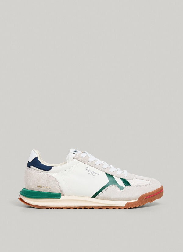 MARVIN - SNEAKERS RETR&Ograve; CON DETTAGLI IN CAMOSCIO - MARVIN