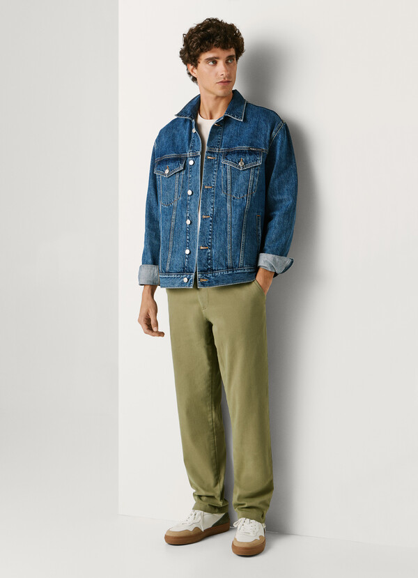 SLIM FIT CHINO TROUSERS