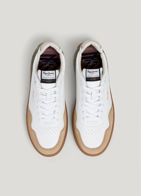 CAMDEN - ZAPATILLAS PIEL CON DETALLES EN ANTE 