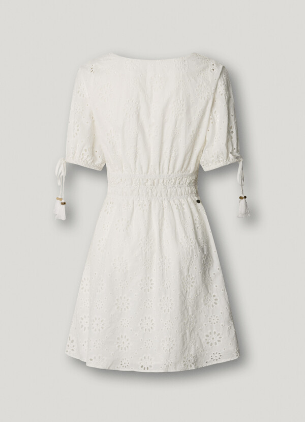 OPENWORK DETAIL MINI DRESS