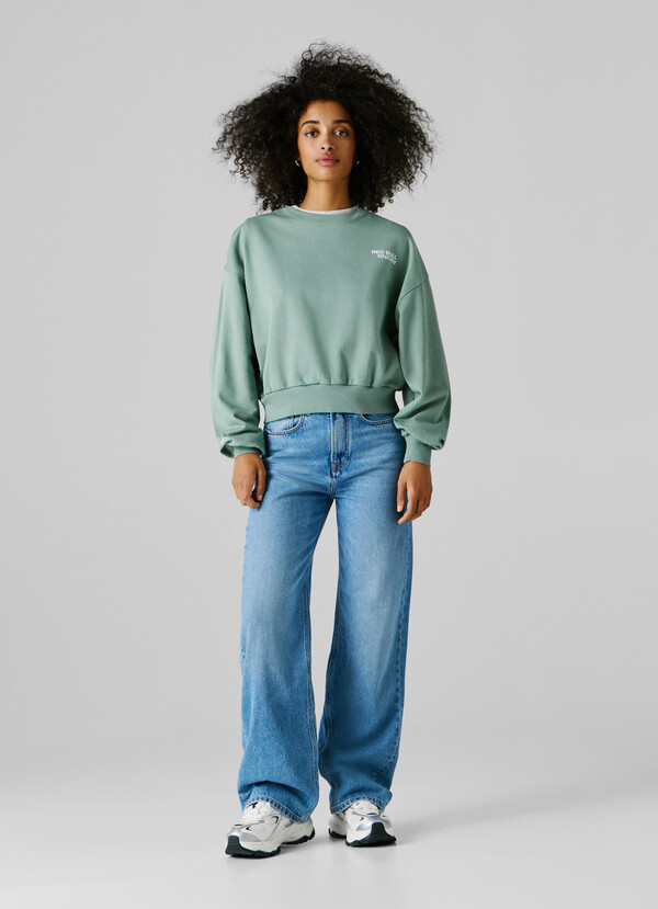 REGULAR FIT CREW NECK SWEATSHIRT