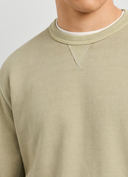 REGULAR FIT CREW NECK SWEATSHIRT