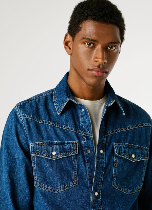 REGULAR FIT DENIM SHIRT