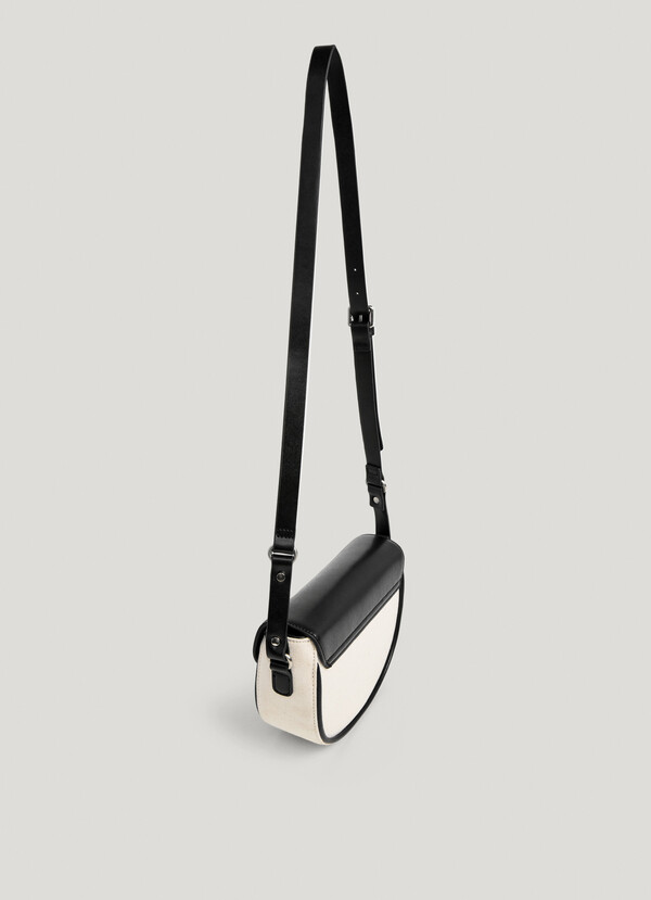 COMBINED SHOULDER BAG WITH FLAP