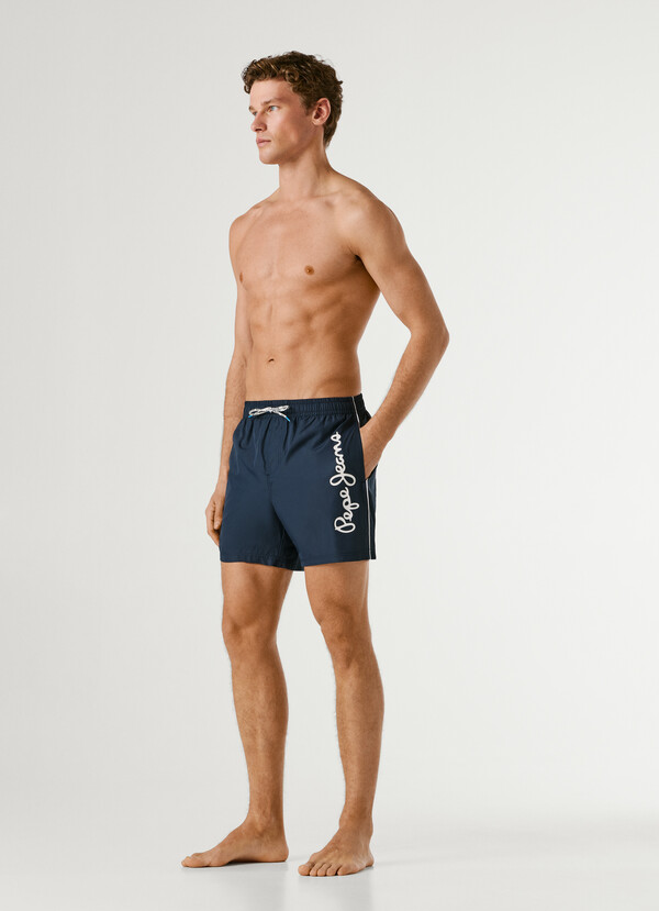 PRINTED LOGO SWIM SHORTS