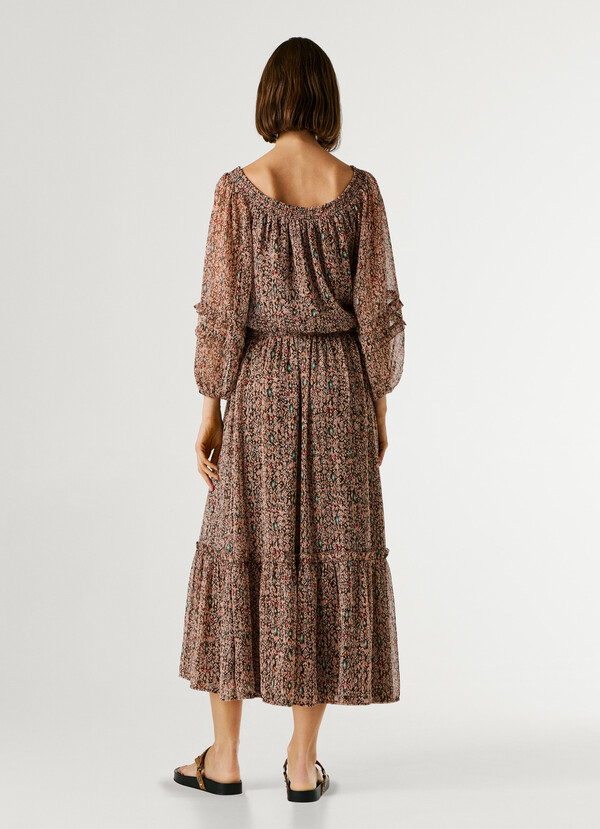 FANTASY PRINT MAXI DRESS