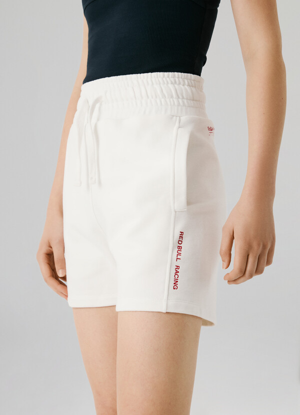 FLEECE SHORTS WITH ADJUSTABLE WAIST