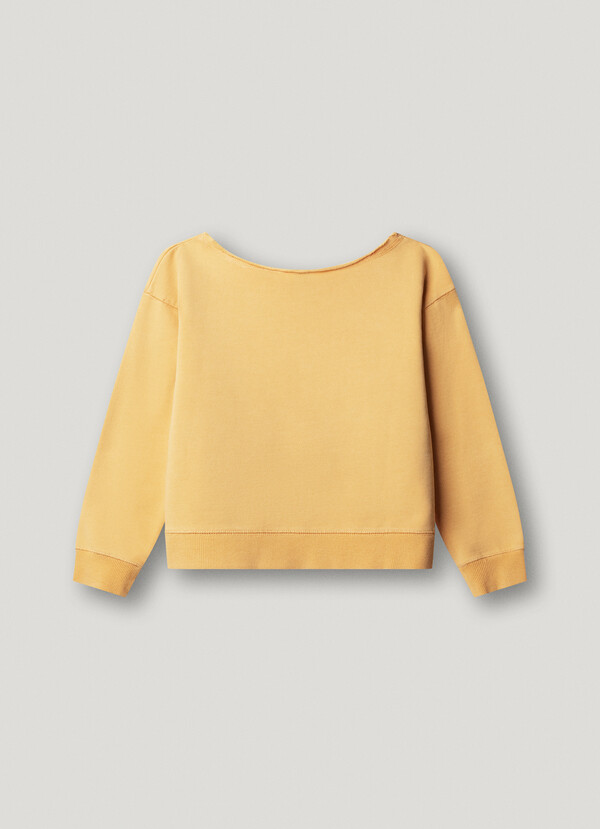 RELAXED FIT CREW NECK SWEATSHIRT
