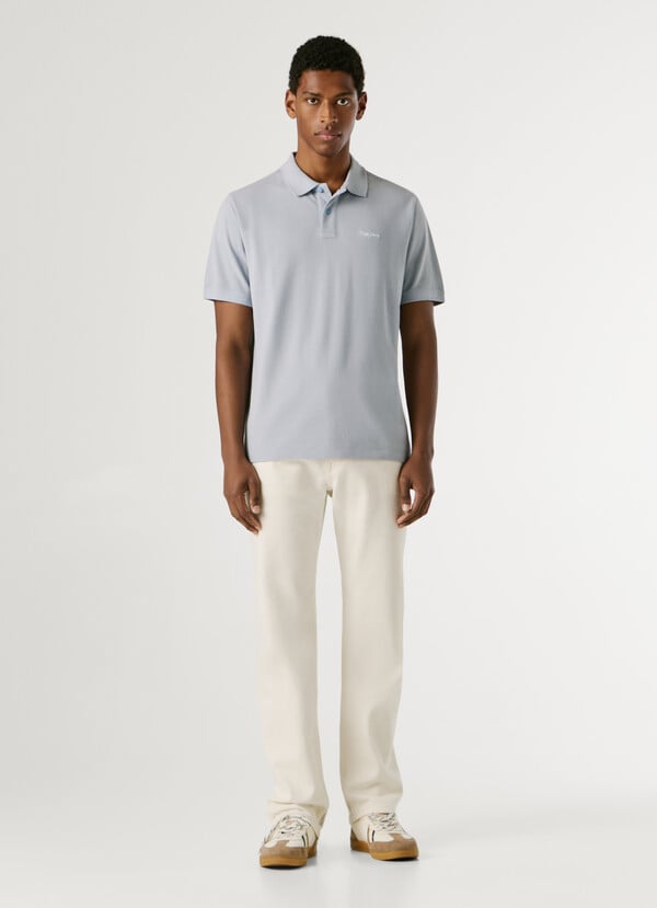 GARMENT DYED PIQUE POLO SHIRT