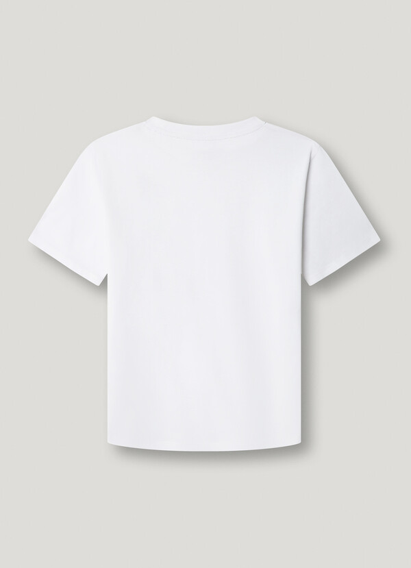 T-SHIRT Z NADRUKIEM LOGO REGULAR FIT