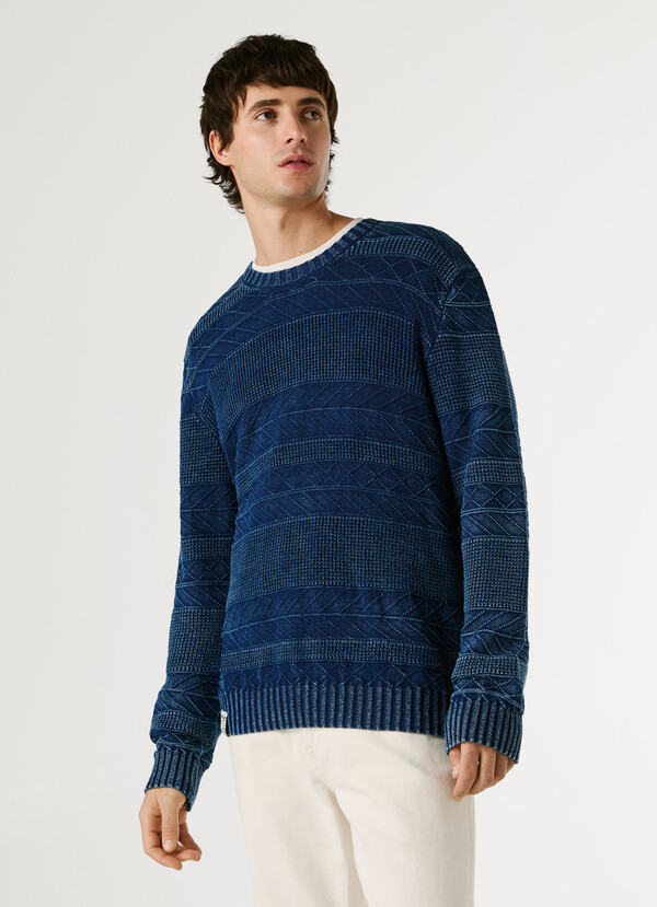 CREW NECK KNIT JUMPER