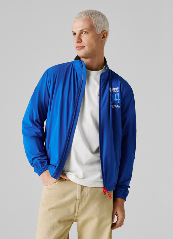 HIGH COLLAR JACKET WITH LOGO