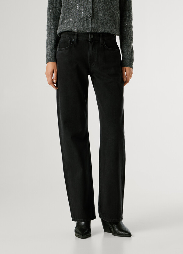 NICKY-LOW-RISE LOOSE FIT JEANS