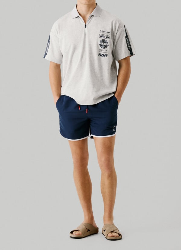 TRIM BERMUDA SWIM SHORTS