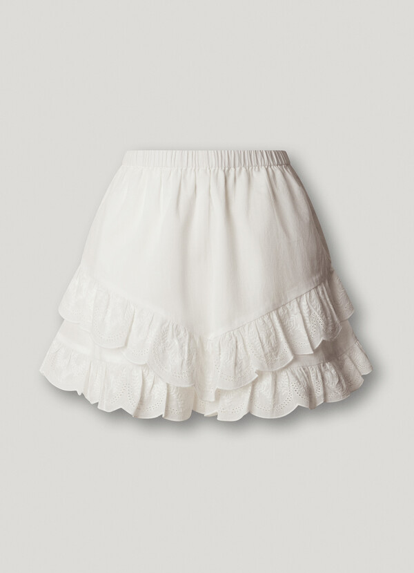 SKORT WITH RUFFLES