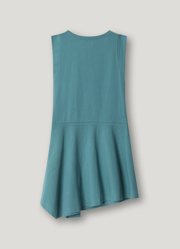 ROBE COURTE &Agrave; COL ROND