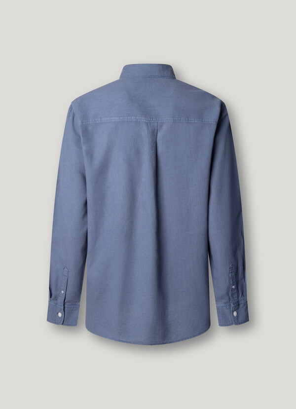 REGULAR FIT GARMENT DYED SHIRT
