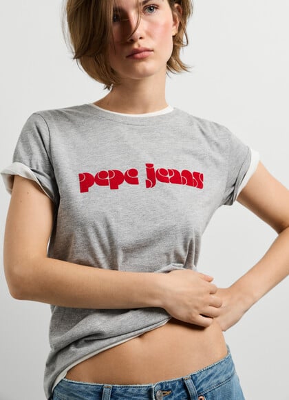 RETRO LOGO PRINT T-SHIRT