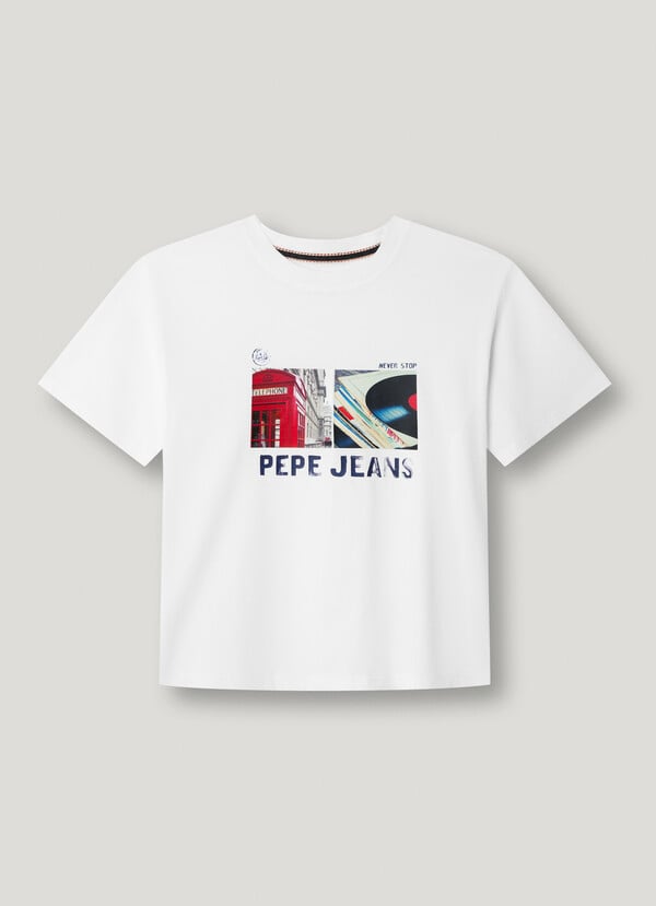 RELAXED FIT PHOTO PRINT T-SHIRT
