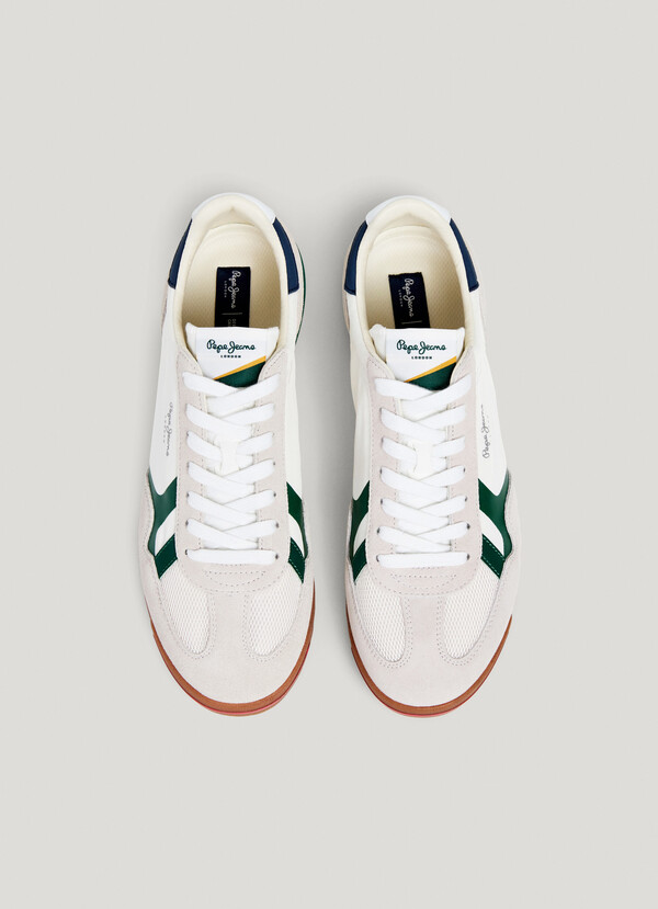 MARVIN - RETRO TRAINERS WITH SUEDE DETAILS