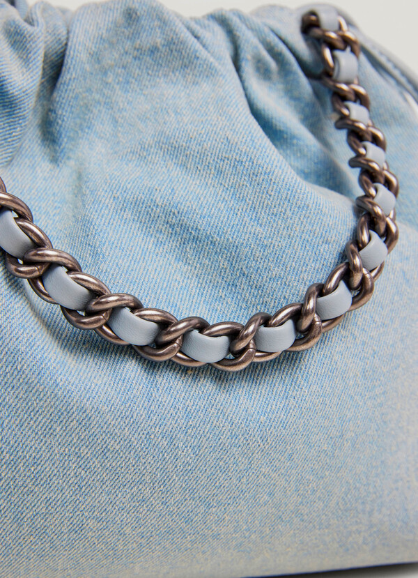 DENIM HOBO BAG
