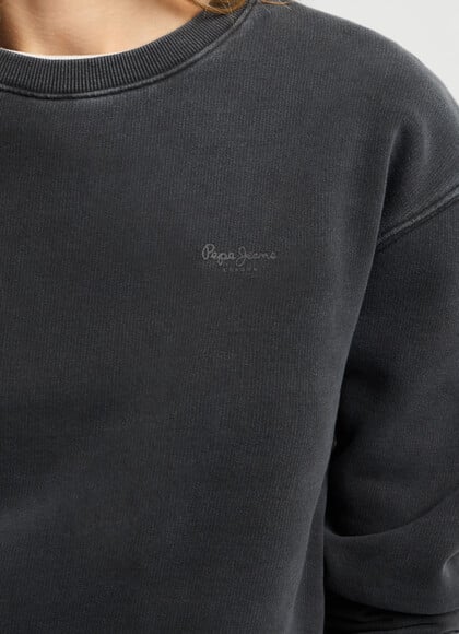 CREW NECK LOGO SWEATSHIRT