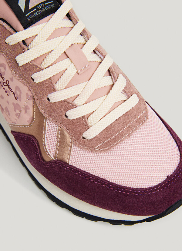 ANIMAL PRINT RUNNING TRAINERS