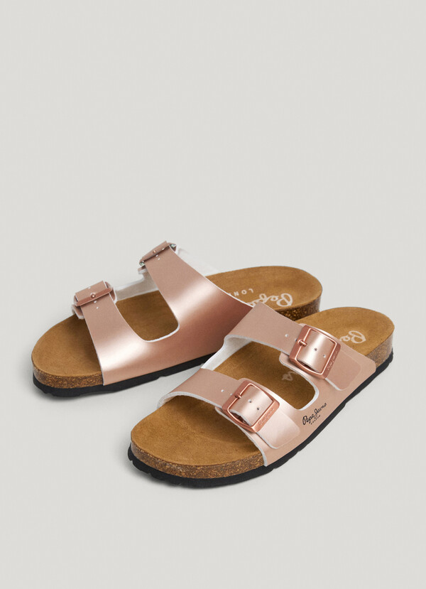 SANDALS WITH DOUBLE BUCKLE