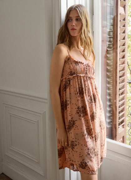 FLORAL PRINT MINI DRESS