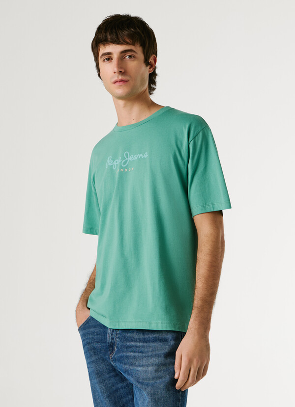 REGULAR FIT LOGO PRINT T-SHIRT