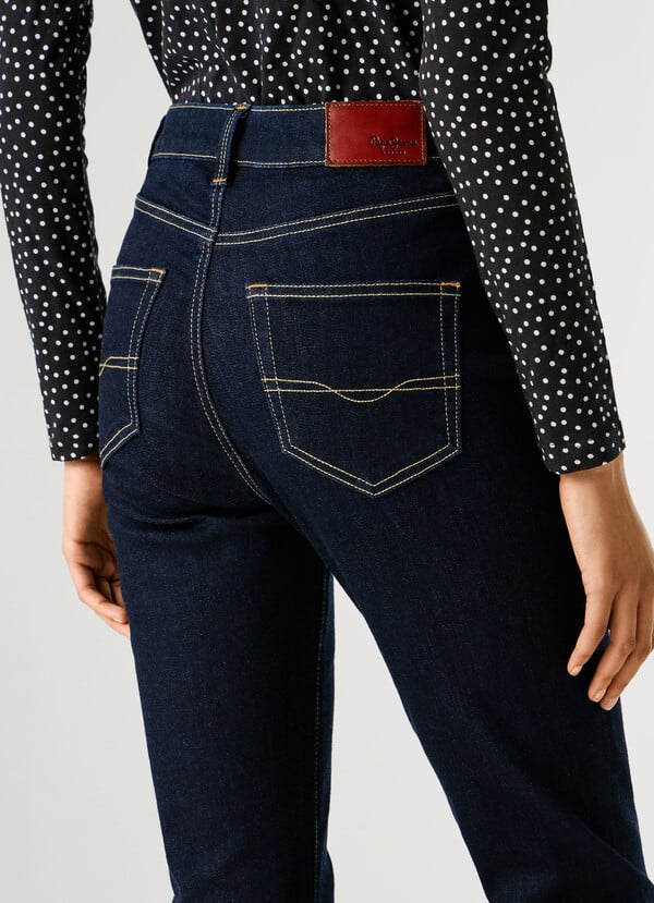 HIGH-RISE FLARE FIT JEANS - DION