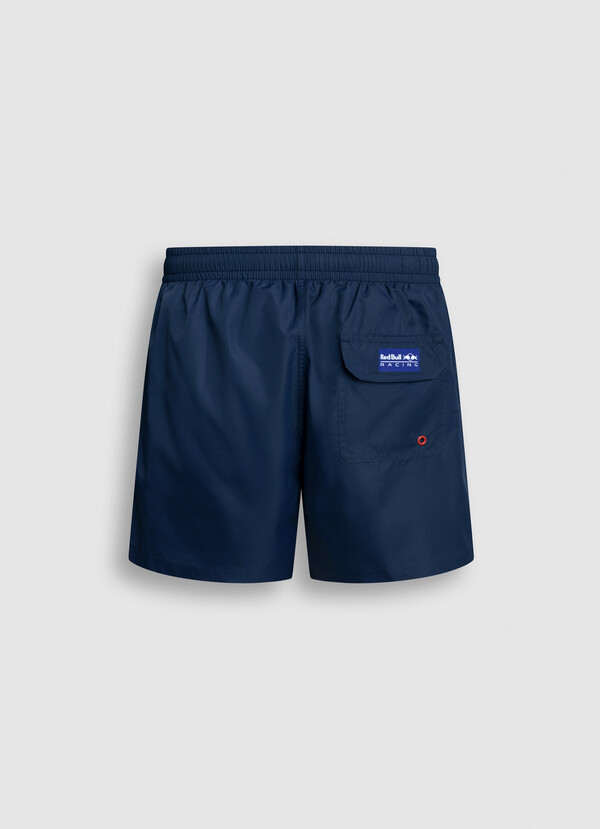 MAXI LOGO BERMUDA SWIM SHORTS