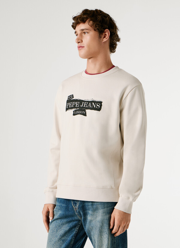 REGULAR FIT CREW NECK SWEATSHIRT