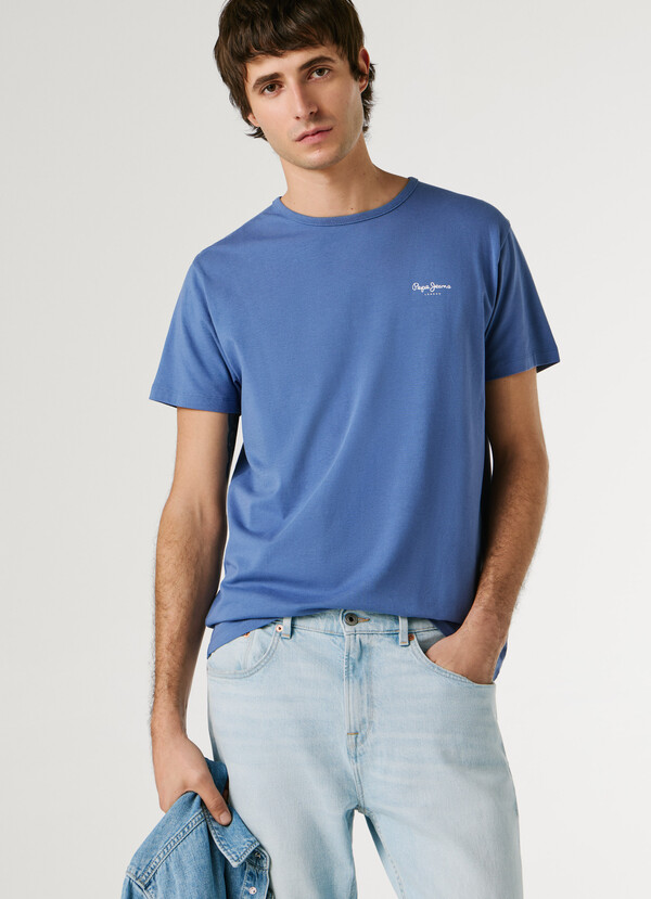 SLIM FIT LOGO PRINT T-SHIRT