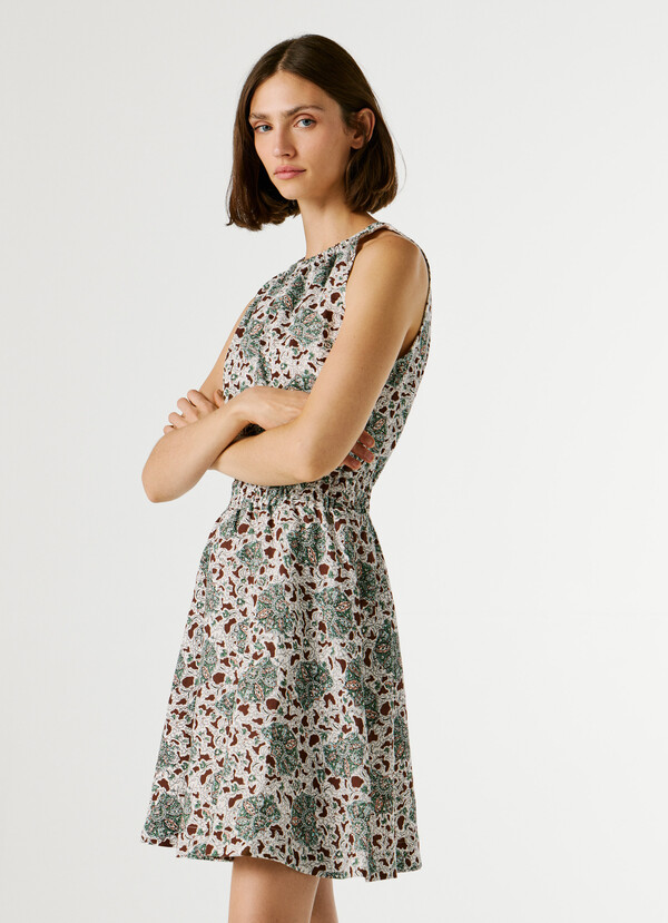 FLORAL PRINT MINI DRESS