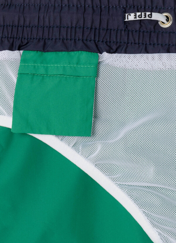 PRINTED LOGO SWIM SHORTS