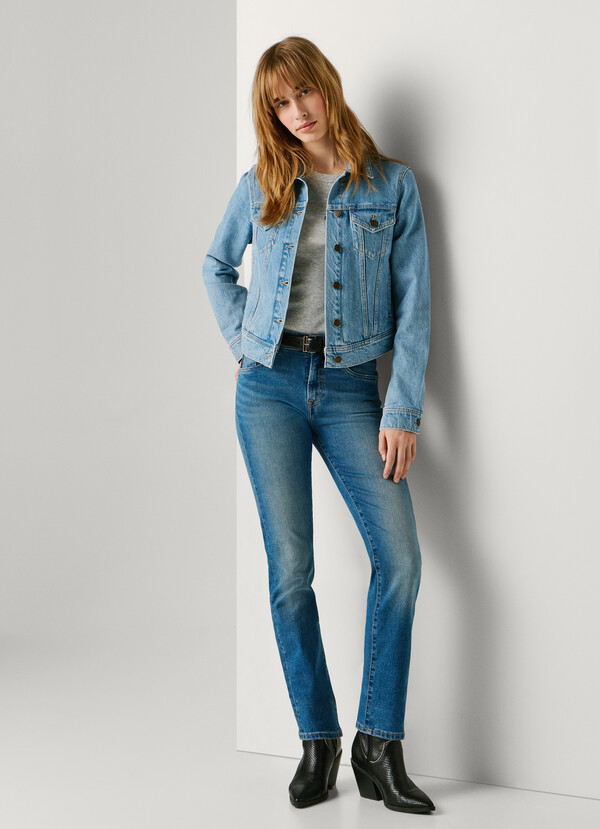 MID-RISE SLIM FIT JEANS - GRACE