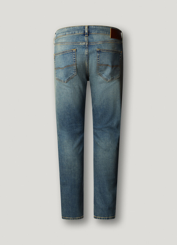 STANLEY- TAPER FIT MID-RISE JEANS