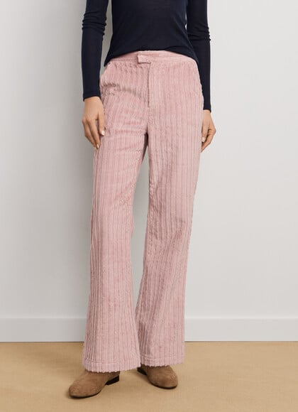 STRAIGHT FIT CORDUROY TROUSERS