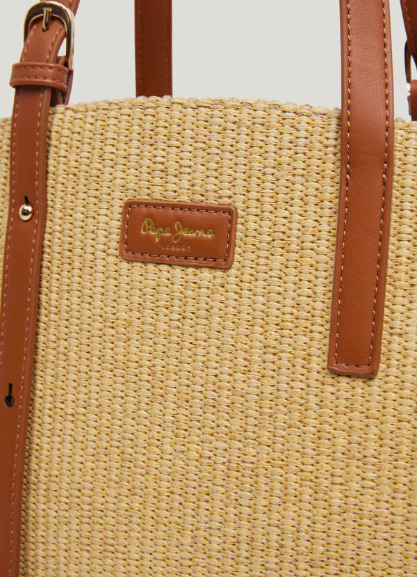 RAFFIA SHOPPER BAG