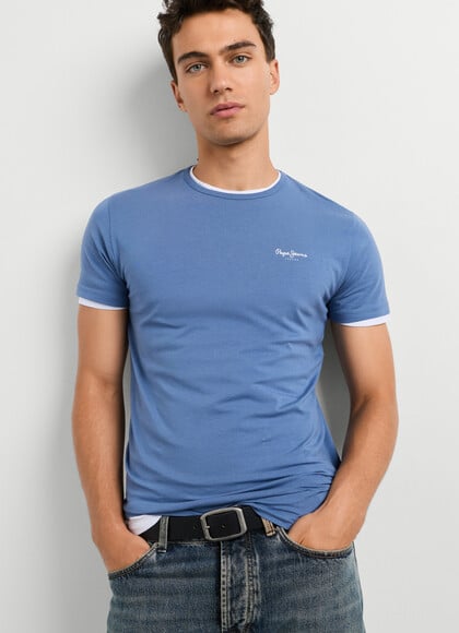 SLIM FIT LOGO PRINT T-SHIRT