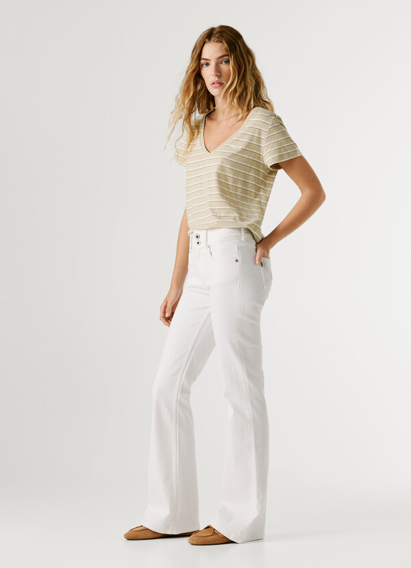 VENUS- MID-RISE FLARE FIT JEANS
