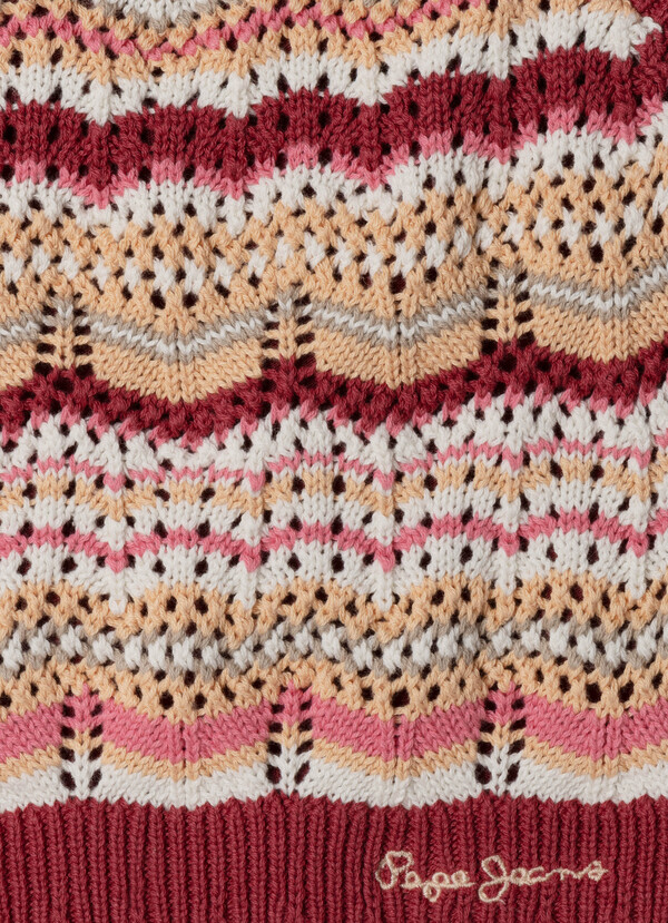 KNIT TOP WITH STRIPES