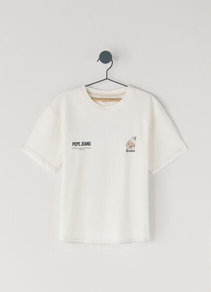 RELAXED FIT BACK PRINT T-SHIRT