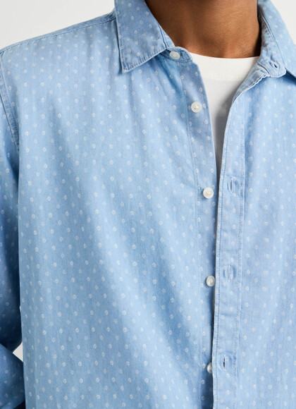 REGULAR FIT CHAMBRAY SHIRT