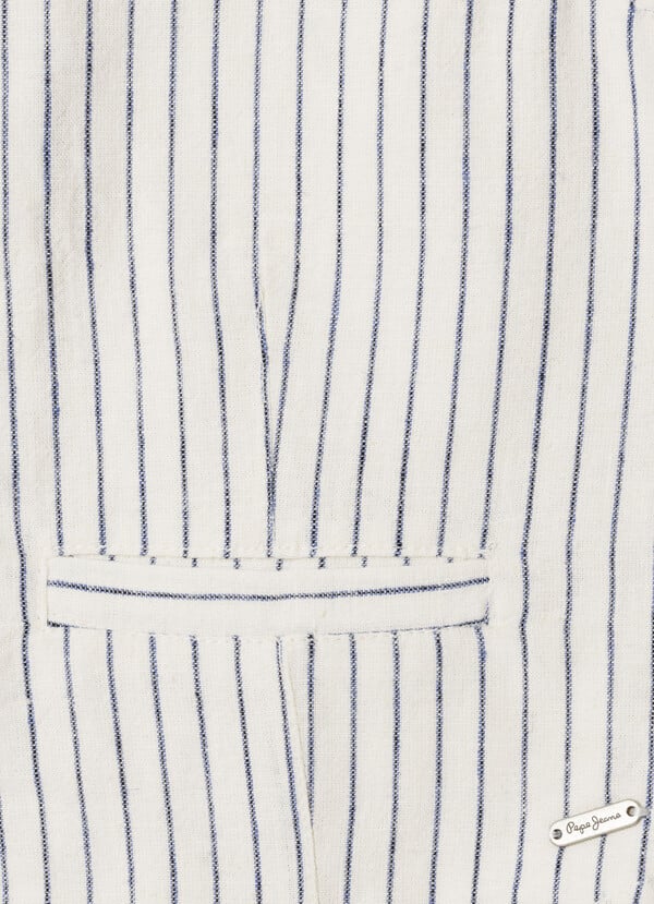 SLEEVELESS STRIPED TOP