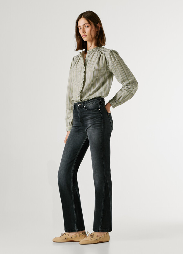 HIGH-RISE FLARE FIT JEANS - WILLA