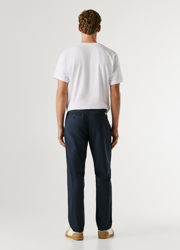 SLIM FIT CHINO TROUSERS